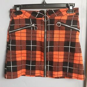 Dolls kill plaid skirt